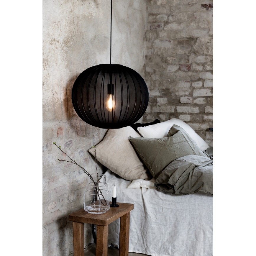 Markslöjd 108791 - Luster na sajli FORENCE 1xE27/40W/230V prečnik 50 cm crni