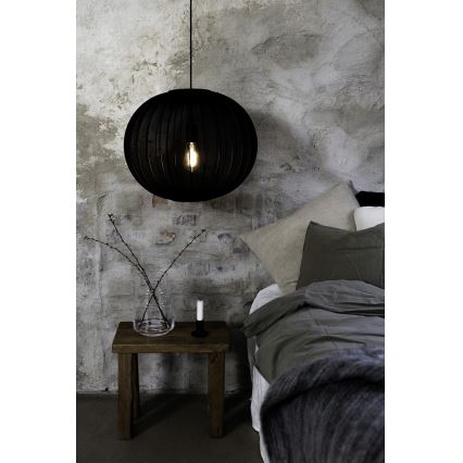 Markslöjd 108791 - Luster na sajli FORENCE 1xE27/40W/230V prečnik 50 cm crni