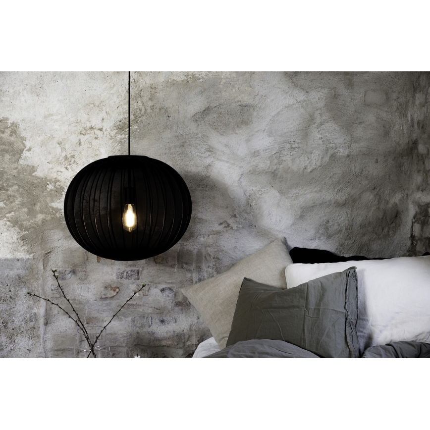 Markslöjd 108791 - Luster na sajli FORENCE 1xE27/40W/230V prečnik 50 cm crni