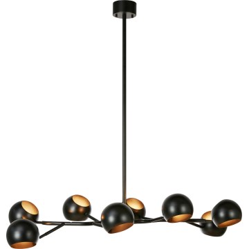 Markslöjd 108852 - Luster na šipci EDGAR 8xE14/40W/230V crna