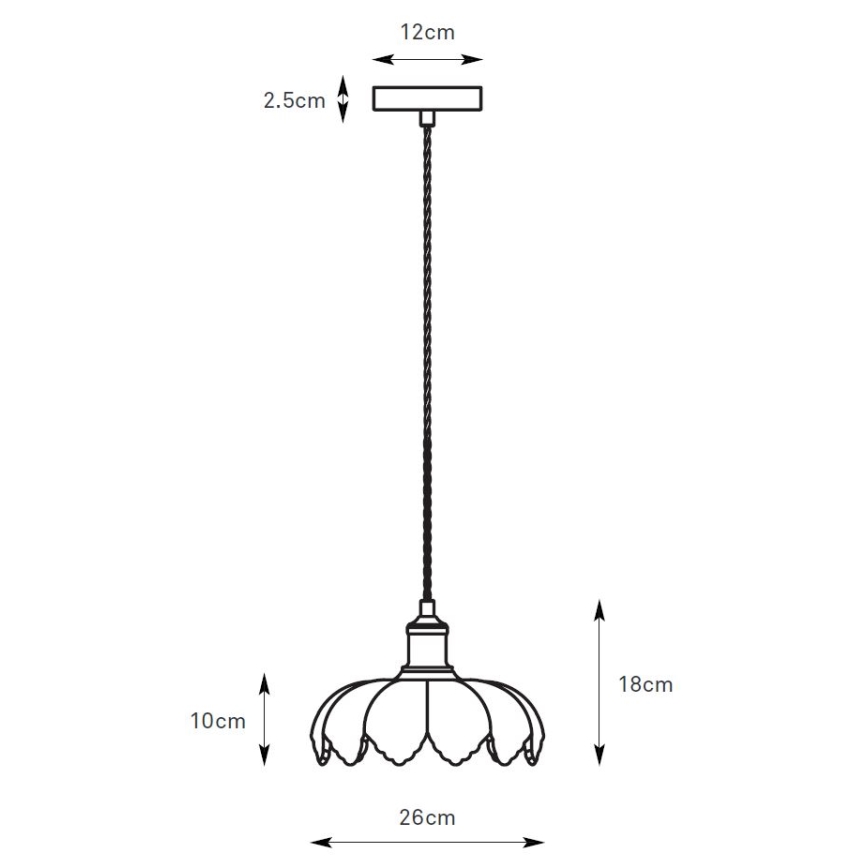 Markslöjd 108858 - Luster na sajli KURAGE 1xE27/40W/230V mesing/dimljeno bež