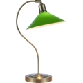 Markslöjd 108864 - Stona lampa VELA 1xE27/40W/230V mesing/zelena