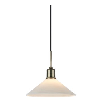 Markslöjd 108867 - Luster na sajli VELA 1xE27/40W/230V mesing/bela