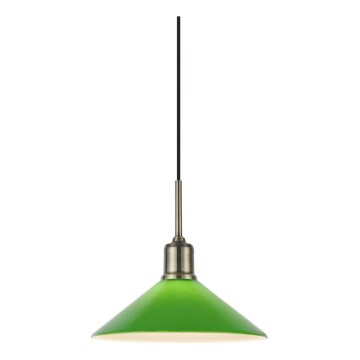 Markslöjd 108868 - Luster VELA na sajli 1xE27/40W/230V mesing/zelena