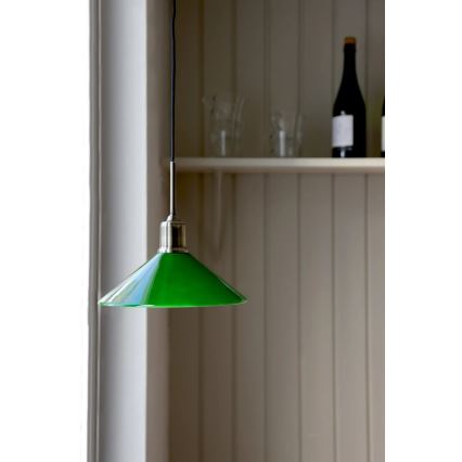 Markslöjd 108868 - Luster VELA na sajli 1xE27/40W/230V mesing/zelena