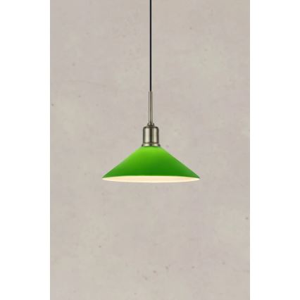 Markslöjd 108868 - Luster VELA na sajli 1xE27/40W/230V mesing/zelena