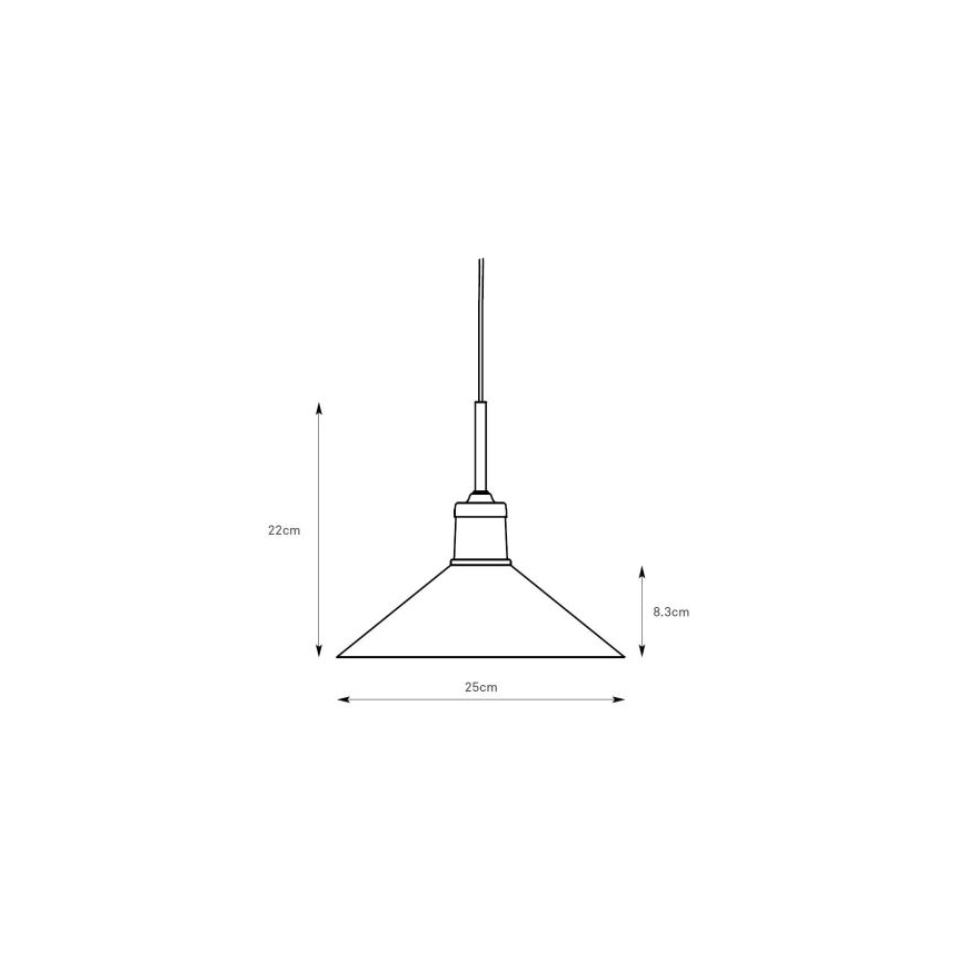 Markslöjd 108868 - Luster VELA na sajli 1xE27/40W/230V mesing/zelena