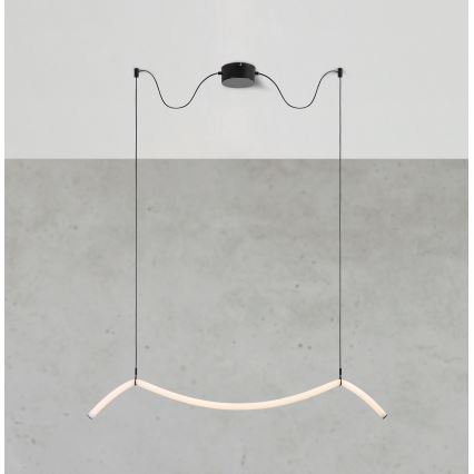 Markslöjd 108873 - LED prigušiva luster na sajli MELT LED/13W/230V 112 cm crna