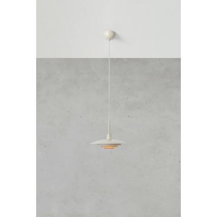 Markslöjd 108875 - Luster na sajli PINY 1xE27/60W/230V prečnik 35 cm bež