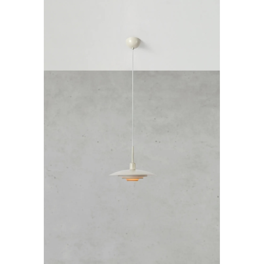 Markslöjd 108875 - Luster na sajli PINY 1xE27/60W/230V prečnik 35 cm bež