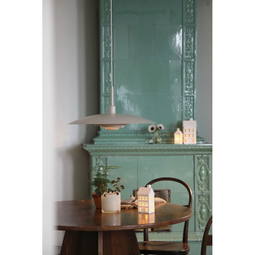 Markslöjd 108877 - Luster na sajli PINY 1xE27/60W/230V prečnik 57 cm bež