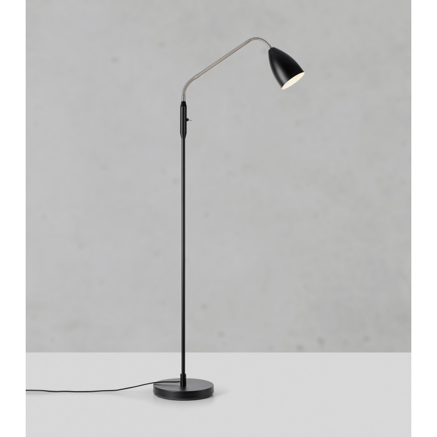 Markslöjd 108886 - LED prigušiva podna lampa PATRO LED/4,9W/230V CRI 90 crna