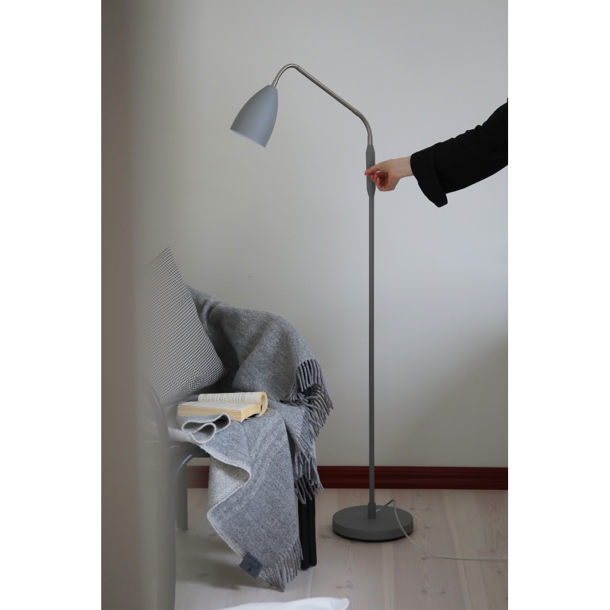 Markslöjd 108888 - LED prigušiva stojeća lampa PATRO LED/4,9W/230V CRI 90 siva