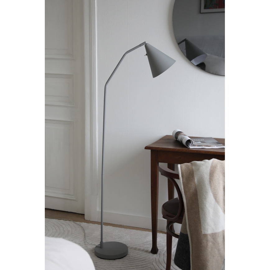 Markslöjd 108891 - LED prigušiva podna lampa FUNIL LED/4,9W/230V CRI 90 siva