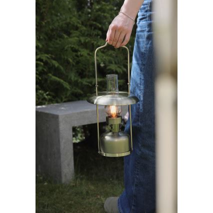 Markslöjd 108894 - FANOS LED prigušiva stona lampa za spoljašnju upotrebu, punjiva, 2,5W/3,7V, 4000 mAh, IP44, mesing
