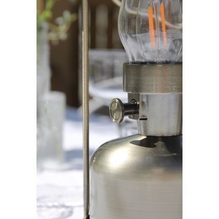 Markslöjd 108894 - FANOS LED prigušiva stona lampa za spoljašnju upotrebu, punjiva, 2,5W/3,7V, 4000 mAh, IP44, mesing