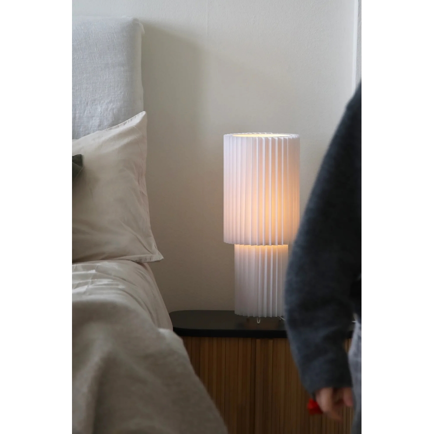 Markslöjd 108897 - Stona lampa CATIS 1xE27/60W/230V 45 cm bela