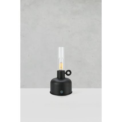 Markslöjd 108919 - LED prigušiva spoljna punjiva stona lampa ASTRID LED/2W/1200 mAh IP44 crna