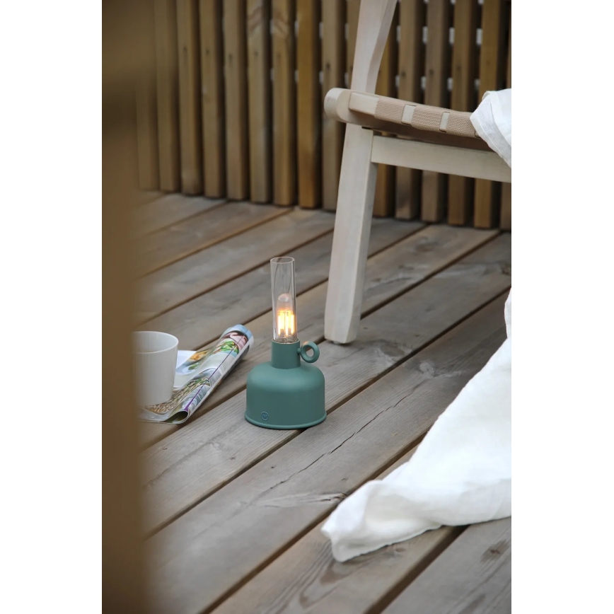 Markslöjd 108920 - prigušiva LED spoljašnja punjiva stona lampa ASTRID LED/2W/1200 mAh IP44 zelena