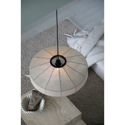 Markslöjd 108955 - Luster na sajli ALIA 1xE27/60W/230V prečnik 57 cm krem/crna