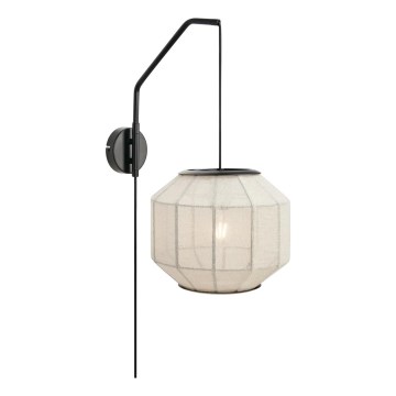 Markslöjd 108957 - Zidna lampa ASUKA 1xE27/60W/230V lan/crna