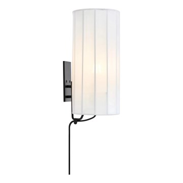 Markslöjd 108960 - Zidna lampa HIKARI 1xE27/60W/230V bela/crna