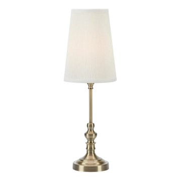 Markslöjd 108969 - Stona lampa NOBLE 1xE14/40W/230V 56 cm bela/mesing