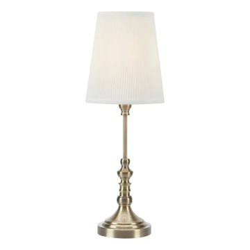 Markslöjd 108970 - Stona lampa NOBLE 1xE14/40W/230V 66 cm bela/mesing
