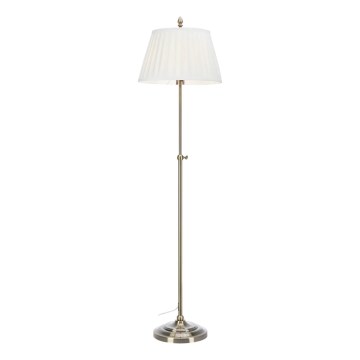 Markslöjd 108972 - Podna lampa OXFORD 1xE14/40W/230V bela/mesing