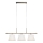 Markslöjd 108975 - Luster na sajli OXFORD 3xE14/40W/230V mesing/bela