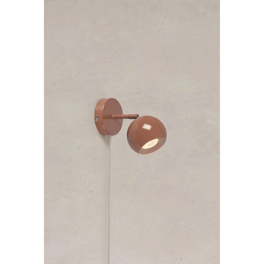 Markslöjd 108984 - Zidno spot svetlo POP 1xGU10/7W/230V braon