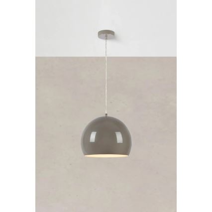 Markslöjd 108986 - Luster na sajli POP 1xE27/40W/230V, prečnik 28 cm, siva