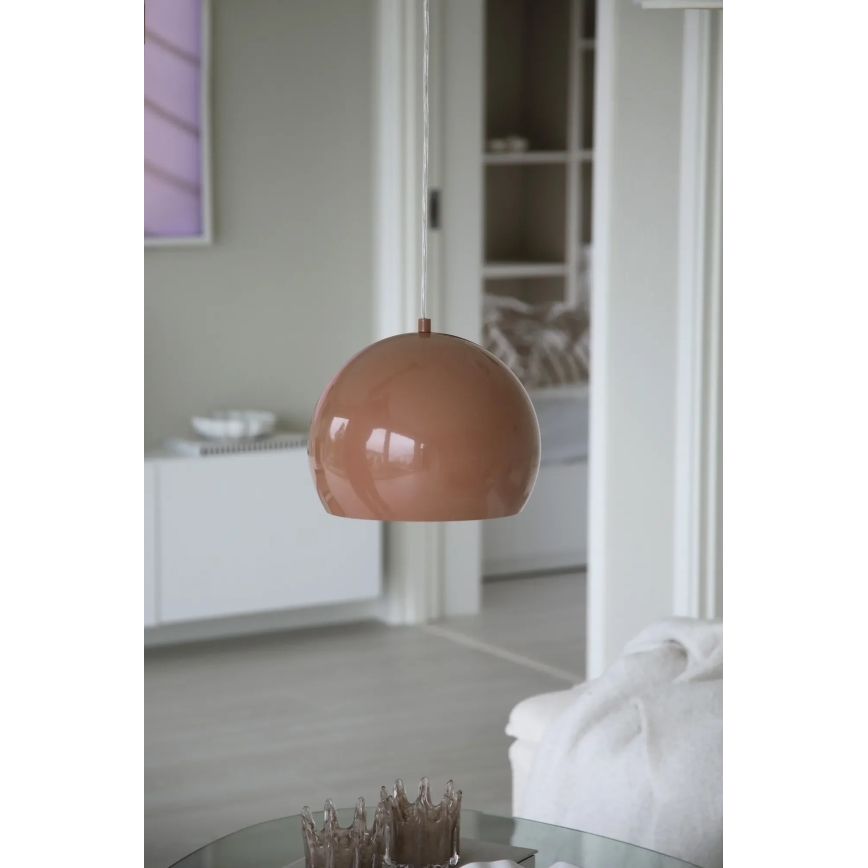Markslöjd 108987 - Luster na sajli POP 1xE27/40W/230V Ø 28 cm braon