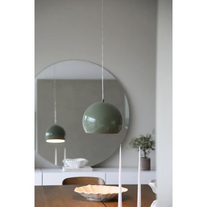 Markslöjd 108988 - Luster na sajli POP 1xE27/40W/230V, prečnik 28 cm, zelena