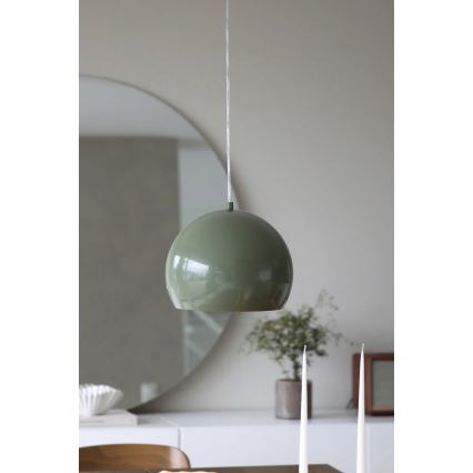 Markslöjd 108988 - Luster na sajli POP 1xE27/40W/230V, prečnik 28 cm, zelena