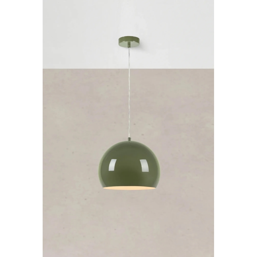Markslöjd 108988 - Luster na sajli POP 1xE27/40W/230V, prečnik 28 cm, zelena