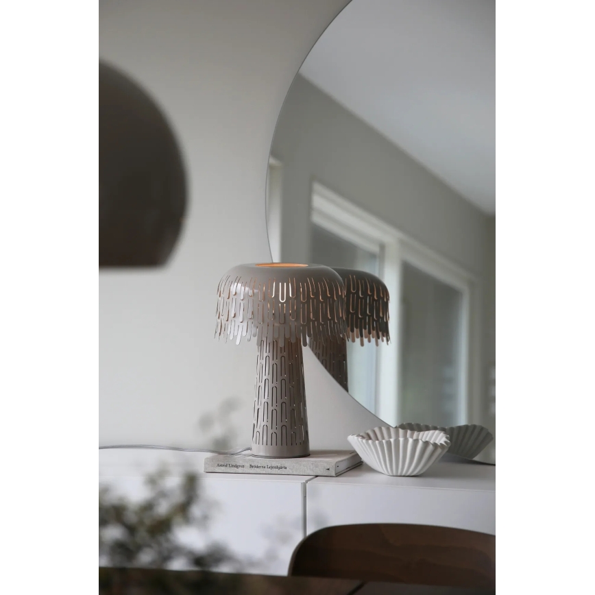 Markslöjd 109005 - Stona lampa VERBERA 1xE14/40W/230V siva