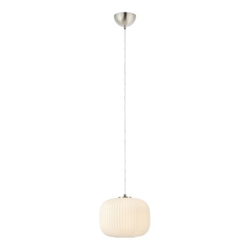 Markslöjd 109008 - Luster na sajli SOBER 1xE27/40W/230V, prečnik 25 cm, mat hrom