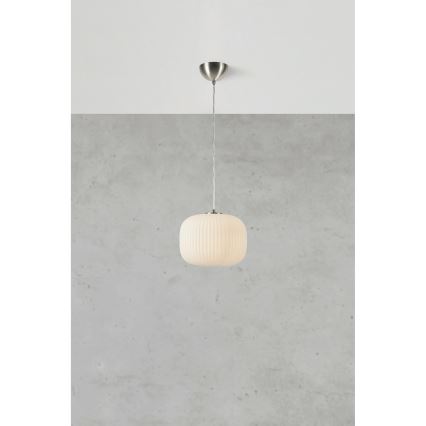 Markslöjd 109008 - Luster na sajli SOBER 1xE27/40W/230V, prečnik 25 cm, mat hrom