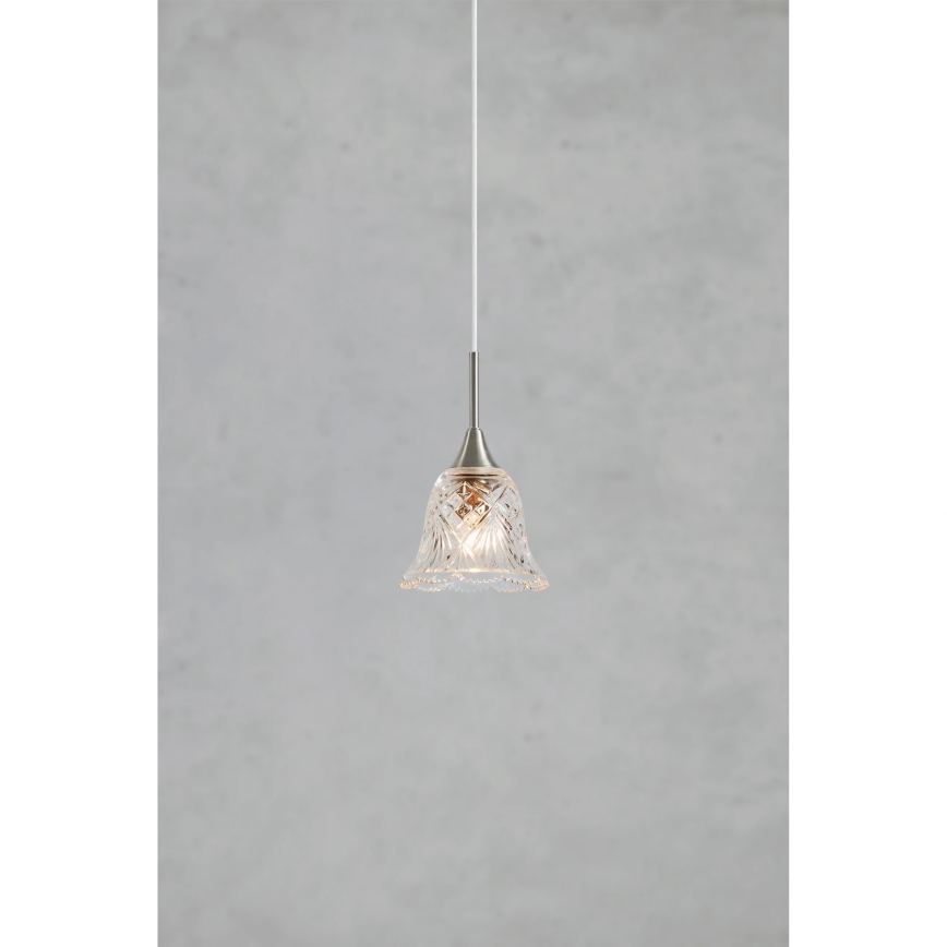 Markslöjd 109012 - Luster na lanku LUNA 1xE14/40W/230V matni hrom