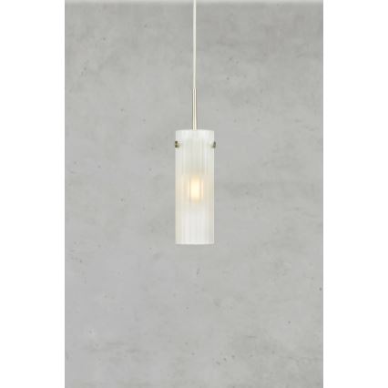 Markslöjd 109014 - Luster na sajli TIBIA 1xE14/40W/230V mesing