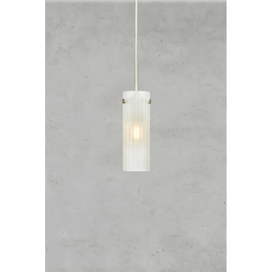 Markslöjd 109014 - Luster na sajli TIBIA 1xE14/40W/230V mesing