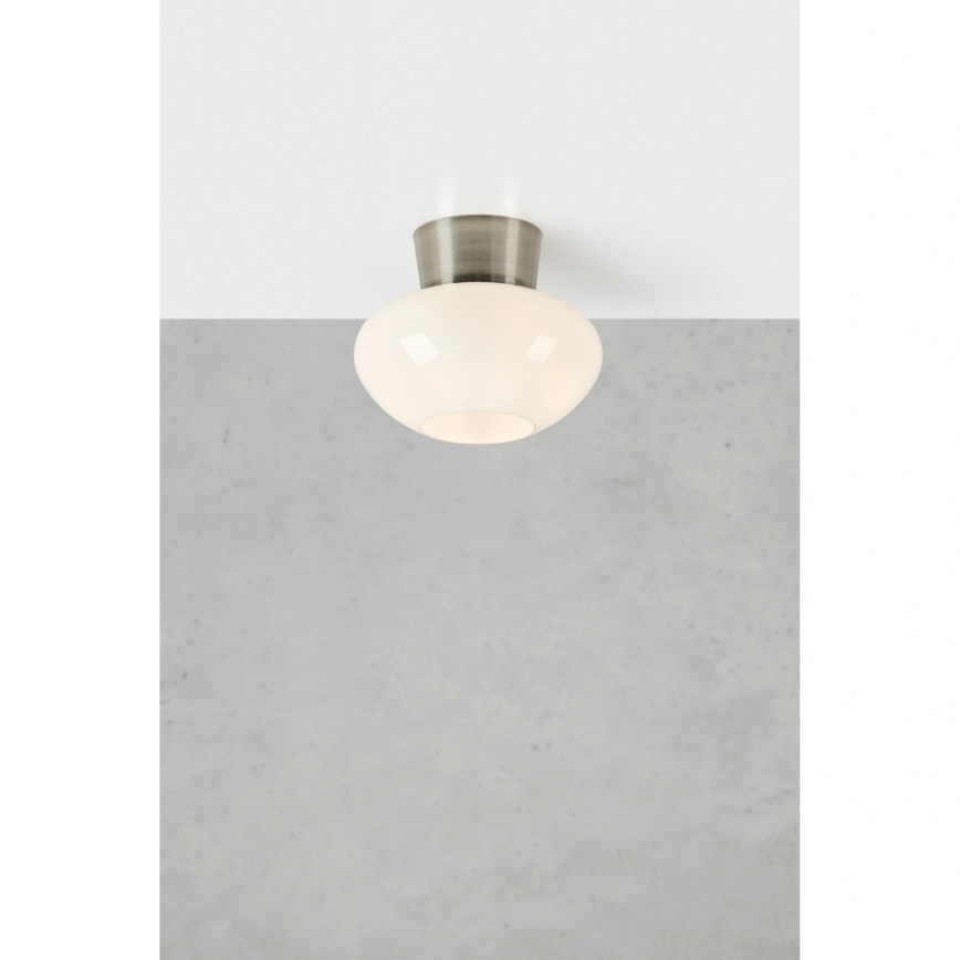 Markslöjd 109025 - plafonska svetiljka MALAGA 1xE27/40W/230V Ø 25 cm matni hrom