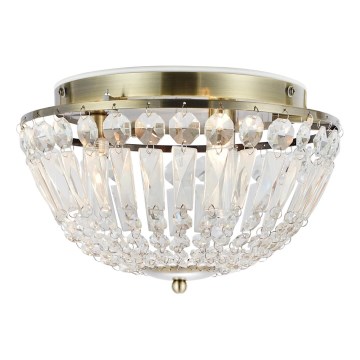 Markslöjd 109031 - Plafonsko svetlo za kupatilo ESTELLE, 3x G9/20W/230V, prečnik 30 cm, IP44, mesing