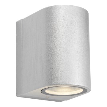 Markslöjd 109109 - ALOR LED prigušiva spoljna zidna svetiljka LED/4,9W/230V IP65 srebrna