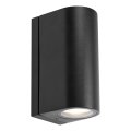 Markslöjd 109110 - LED prigušiva spoljašnje zidno svetlo ALOR 2xLED/4,9W/230V IP65 crna