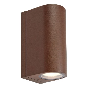 Markslöjd 109111 - LED prigušiva spoljno zidno svetlo ALOR 2xLED/4,9W/230V IP65 braon