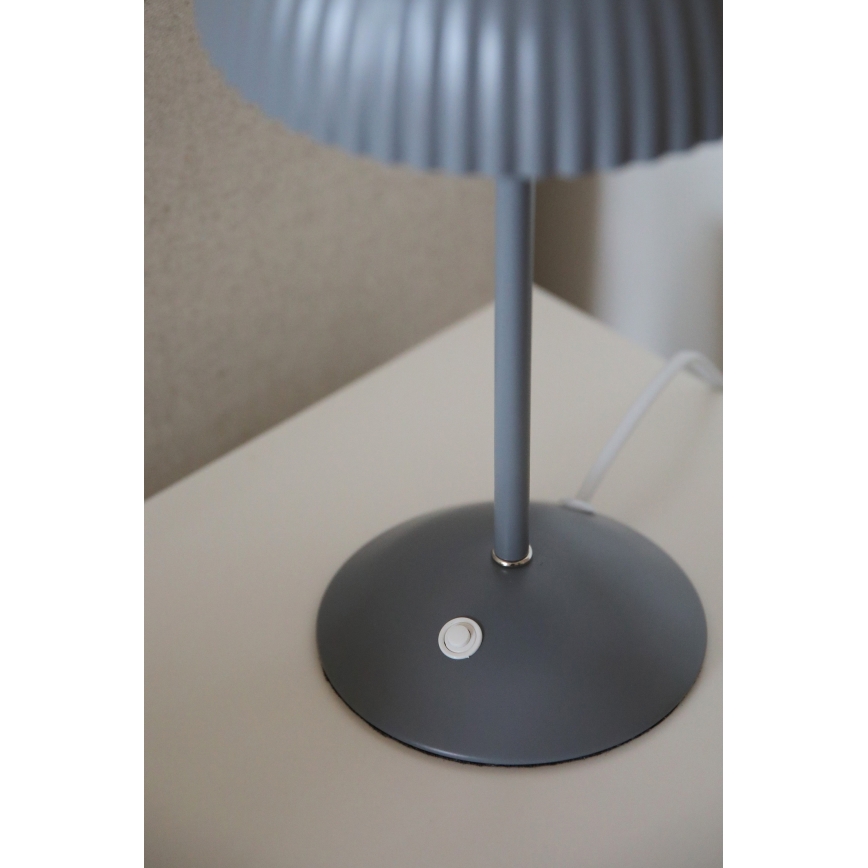 Markslöjd 109139 - Stona lampa ZIN 2xG9/20W/230V siva
