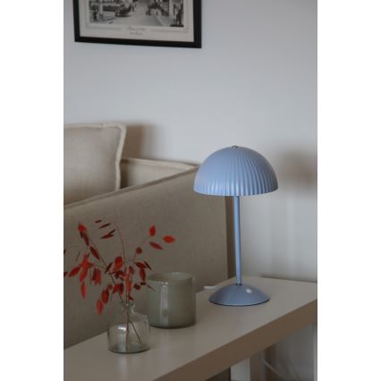 Markslöjd 109140 - Stona lampa ZIN 2xG9/20W/230V, plava