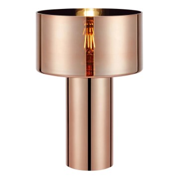 Markslöjd 109146 - Stona lampa CORIN 1xE27/60W/230V roze zlato